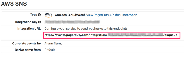 Pagerduty integration endpoint